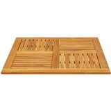 Stolna ploča 90x90x2 2 cm četvrtasta od masivnog drva bagrema | shoptok.hr