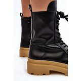 Boto Women's Workery Boots Eco Leather Black Irande | Shoptok.si