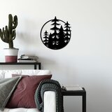 Wallity Zidna dekoracija Trees - M, 50 x 46 cm, Crna | ePonuda.com