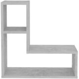  Zidne police 2 kom boja betona 50x15x50 cm konstruirano drvo | shoptok.hr