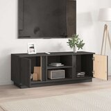 TV ormarić sivi 110 x 35 x 40 5 cm od masivne borovine | shoptok.hr