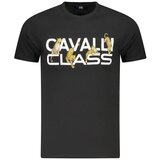 Cavalli Class Muška Majica Kratkih Rukava Crna | shoptok.hr