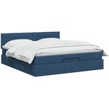  od pjene s madracem i LED-om Plava 140 x 200 cm Tkanina | shoptok.hr