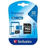 Memorijska kartica MicroSDHC Verbatim 32GB C10 UHS-I sa adapterom | Eponuda.ba