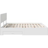  Okvir za krevet Bijelo 200 x 200 cm Konstruirano drvo | shoptok.hr