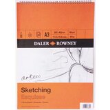 Daler Rowny Skicirka spirala Arteco A3, 95 g, 30 listna, (20633921) Cene