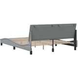 vidaXL Okvir za krevet bez madraca svjetlosivi 160 x 200 cm od tkanine | shoptok.hr