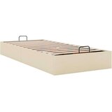 vidaXL Otomanski okvir kreveta bez madraca krem 90x190 cm od tkanine | shoptok.hr