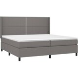  Krevet s oprugama i madracem tamnosivi 200 x 200 cm od tkanine | shoptok.hr