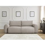 Bobochic Paris Svijetlo siva/bež sklopiva sofa od samta 257 cm Lucien – | shoptok.hr