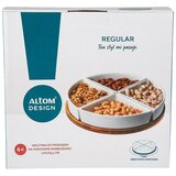 Altom design set od 4 posude na podlozi od bambusa, okrugli 25,5 cm - 01010052539 | shoptok.hr