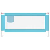  Sigurnosna ograda za dječji krevet plava 180 x 25 cm od tkanine | shoptok.hr