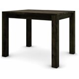  Hrastov stol 100 x 80 cm, crni sa srebrnim efektom | shoptok.hr