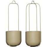 Hübsch Metalne viseće i zidne navlake za tegle u kompletu 2 kom ø 16 cm Lotus – | shoptok.hr