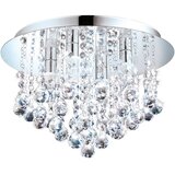 Eglo almonte stropna/4, led, g9, 4x3w, 4x360lm, ip44, krom/kristali | shoptok.hr