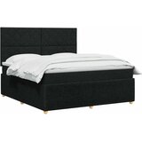  Boxspring krevet s madracem Crna 140 x 190 cm Tkanina | shoptok.hr