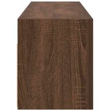  Kupaonski zidni ormarić smeđi hrast 100x25x30 cm izrađeno drvo | shoptok.hr