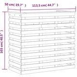 Vanjski barski stol 113 5 x 50 x 103 cm od masivne duglazije | shoptok.hr