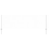 vidaXL Stebri za ograjo 5 kosov U-kanal 80 cm pocinkano jeklo, Hexagonalna ograja 0,8x10 m pocinkano jeklo | Shoptok.si