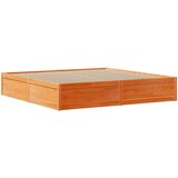vidaXL Okvir kreveta bez madraca voštano smeđi 180x200 cm od borovine | shoptok.hr