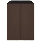  Barski stol sa staklenom pločom smeđi 145x80x110 cm poliratan | shoptok.hr