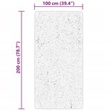  Tepih HUARTE kratkih vlakana mekani i perivi zeleni 100x200 cm | shoptok.hr