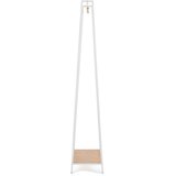 YES EVERYDAY Bel/v naravni barvi jeklen obešalnik 63x180 cm Haldor – | Shoptok.si