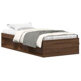  Okvir kreveta boja smeđeg hrasta 90 x 200 cm | shoptok.hr