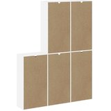  Bočni ormarići 5 kom ODDA bijeli 40x24x79 cm puno drvo bor | shoptok.hr