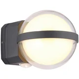 Globo Vanjska zidna svjetiljka Illi (12 W, 13 x 10,5 x 11 cm, Crna, IP54)