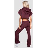 GymBeam Women‘s Relay Cropped Hoodie Fig XL | Eponuda.com