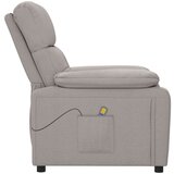 vidaXL Masažni stol taupe blago, (21002139) | Shoptok.si