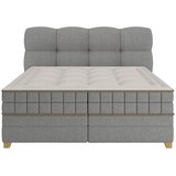 Premium Living Postelja Boxspring Bianco, Siva, 180x200 | Shoptok.si
