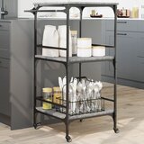vidaXL Kuhinjska kolica boja hrasta 60 5x50x105 cm konstruirano drvo Cijene