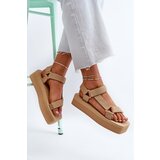 Boto Women's Platform Sandals in Beige Edireda | Shoptok.si