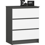 AKORD KOMODA K60 3SZ CLP GRAFITNO SIVO / BELO, (21703219) Cene