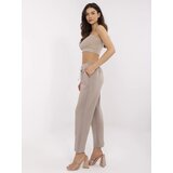 Italy Moda Trousers-DHJ-SP-20523.66P-dark beige | shoptok.hr