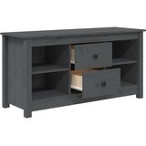 TV ormarić sivi 103 x 36,5 x 52 cm od masivne borovine | shoptok.hr