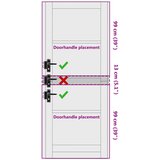  Unutarnja vrata ORKDAL Bijela Pripravljena 83 x 211 cm | shoptok.hr