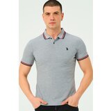 Dewberry T8594 MEN'S T-SHIRT-PLAIN GREY Cene