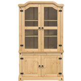  Vitrina sa staklom Corona 103,5 x 42 x 180 cm masivna borovina | shoptok.hr
