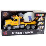 Truck Concrete Mixer Rotating Drum Lights Sounds Yellow | shoptok.hr
