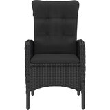  5-dijelni vrtni blagovaonski set crni | shoptok.hr