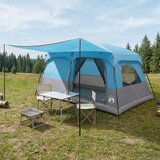  Obiteljski šator Plava 420 x 305 x 200 cm Poliester i čelik | shoptok.hr