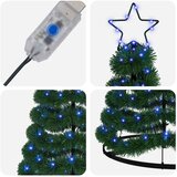  LED božićno drvce od folije s postoljem EKENAS 180 cm | shoptok.hr