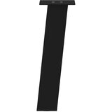 vidaXL Noge stolića za kavu 4 kom crne 42 cm čelik | shoptok.hr