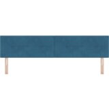  LED Headboard s prešito gumbkovanjem temno modra 100 cm žamet, (22052869) | Shoptok.si
