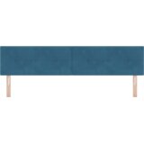  LED Uzglavlje s dugmadima tamnoplave boje 100 cm baršun | shoptok.hr