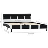  Okvir za krevet od umjetne kože s LED svjetlom crni 120x200 cm | shoptok.hr