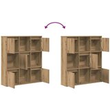vidaXL Knjižna omara artisan hrast 89x24x101,5 cm inženirski les | Shoptok.si